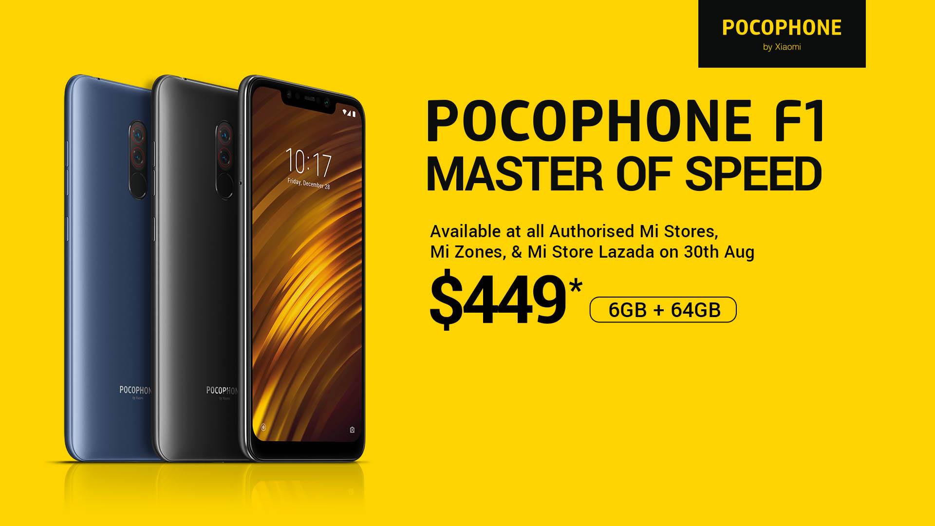 When Will Xiaomi Pocophone F1 Released Here in Singapore? Let’s Check