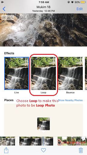 iOS 11 Loop Photo jilaxzone.com Convert to Loop Photo