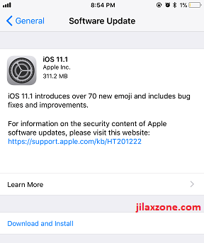 iOS 11 new emoji jilaxzone.com update to new iOS 11.1