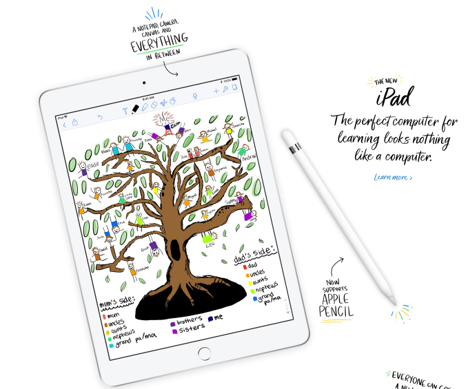 Apple Education Event New iPad support Apple Pencil jilaxzone.com