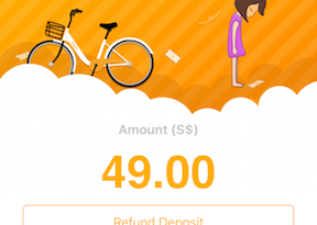 oBike How to Refund Deposit jilaxzone.com