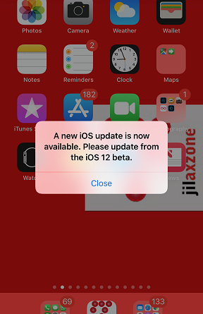 Apple iOS 12 final version pop-up jilaxzone.com