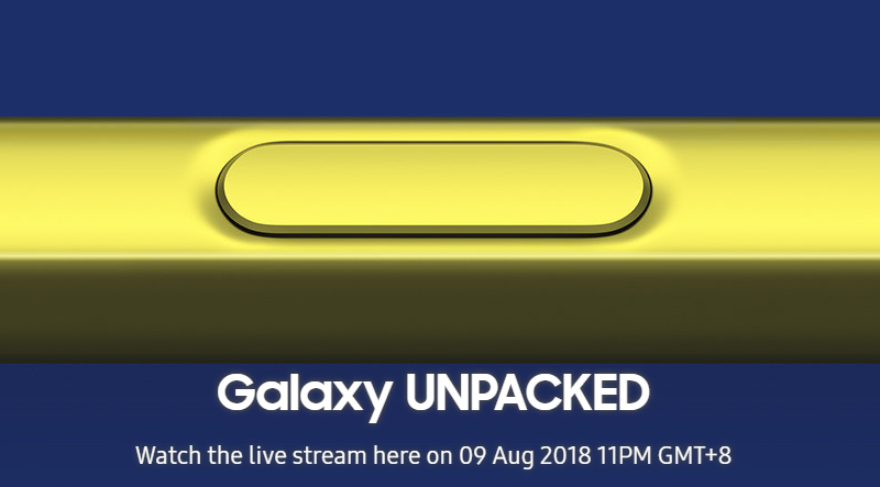 Samsung Galaxy Note 9 Unpacked Live jilaxzone.com