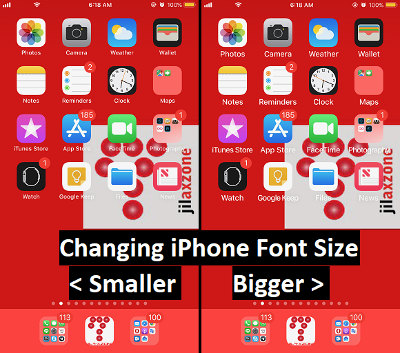 Change Your IPhone Text Font Size Smaller Or Bigger On IOS 12 Make It 