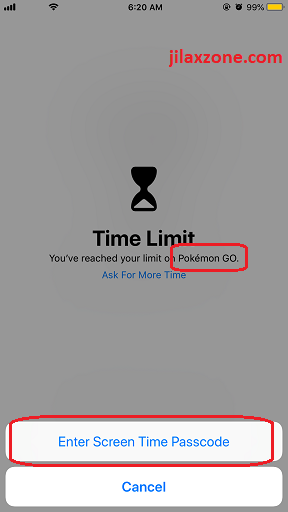iOS 12 Screen Time DownTime Screen Time Passcode jilaxzone.com