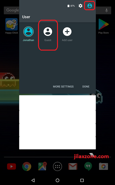Android lock app without any lock jilaxzone.com Activate Android Guest profile
