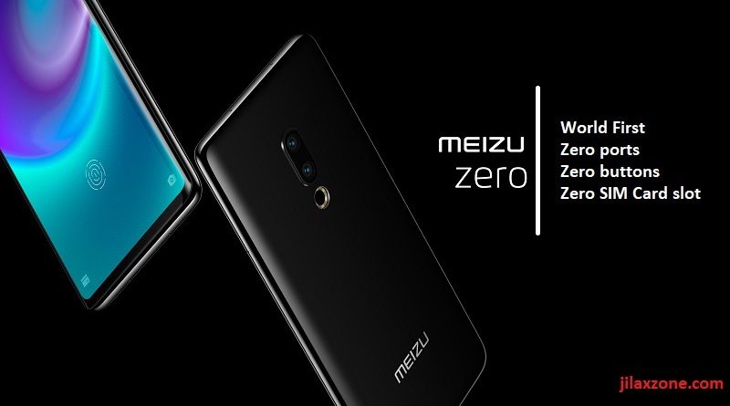 Meizu Zero world first zero ports zero buttons zero simcard slot phone jilaxzone.com