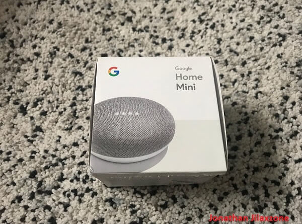 Google Home Mini unboxing jilaxzone.com