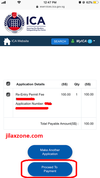 REP renewal payment jilaxzone.com