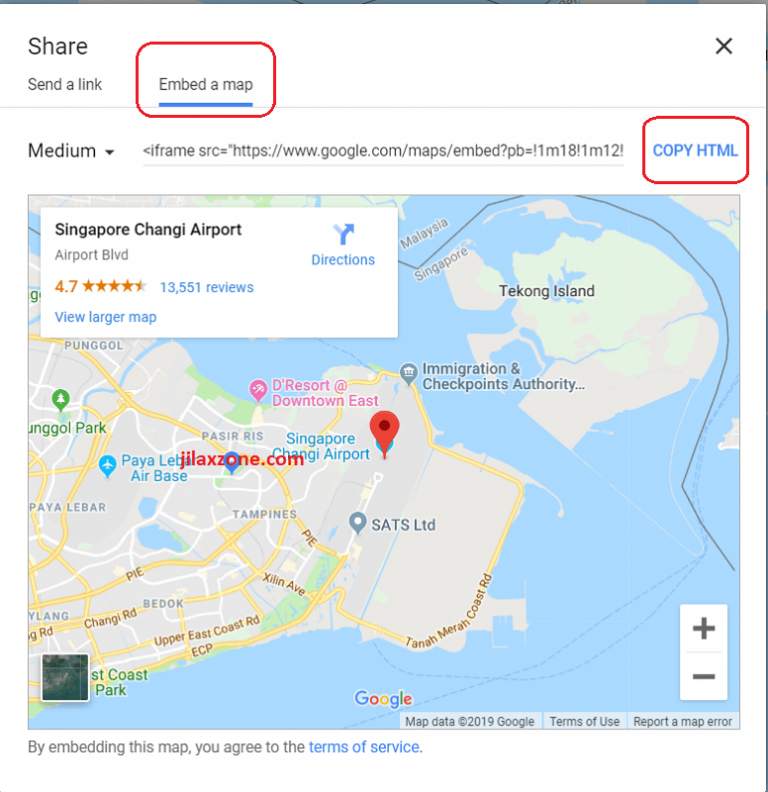 embed google map iframe