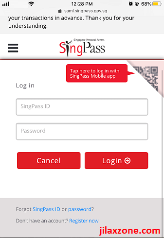 singpass login jilaxzone.com