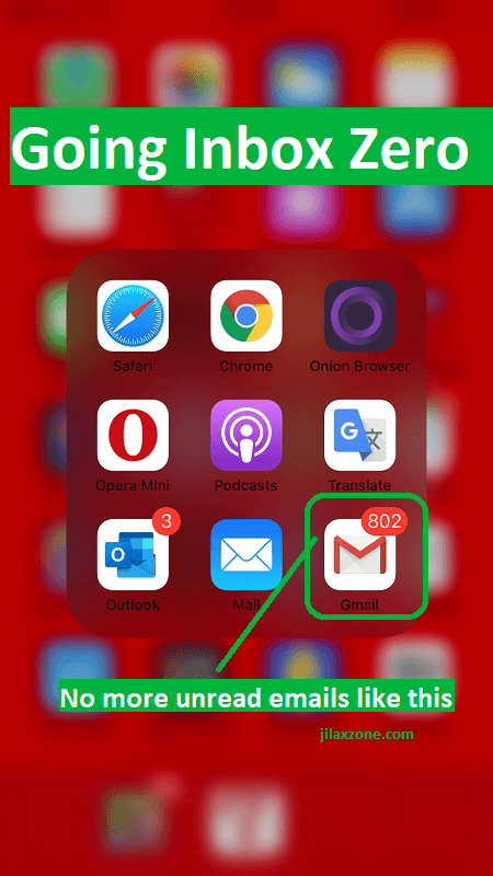 Going Inbox Zero jilaxzone.com