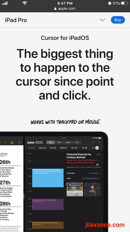 cursor on ios jilaxzone.com