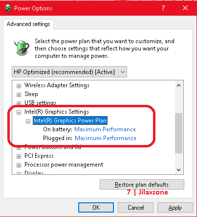 windows power option maximum performance setting jilaxzone.com