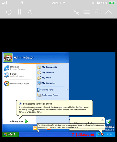 i want to emulate windows xp on my windows 10 laptop