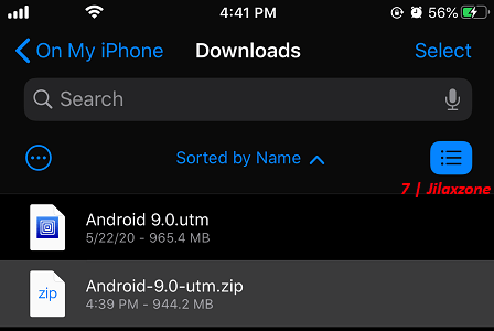 ios 9 zip file download for android