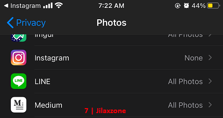 ios 14 privacy photo access setting jilaxzone.com