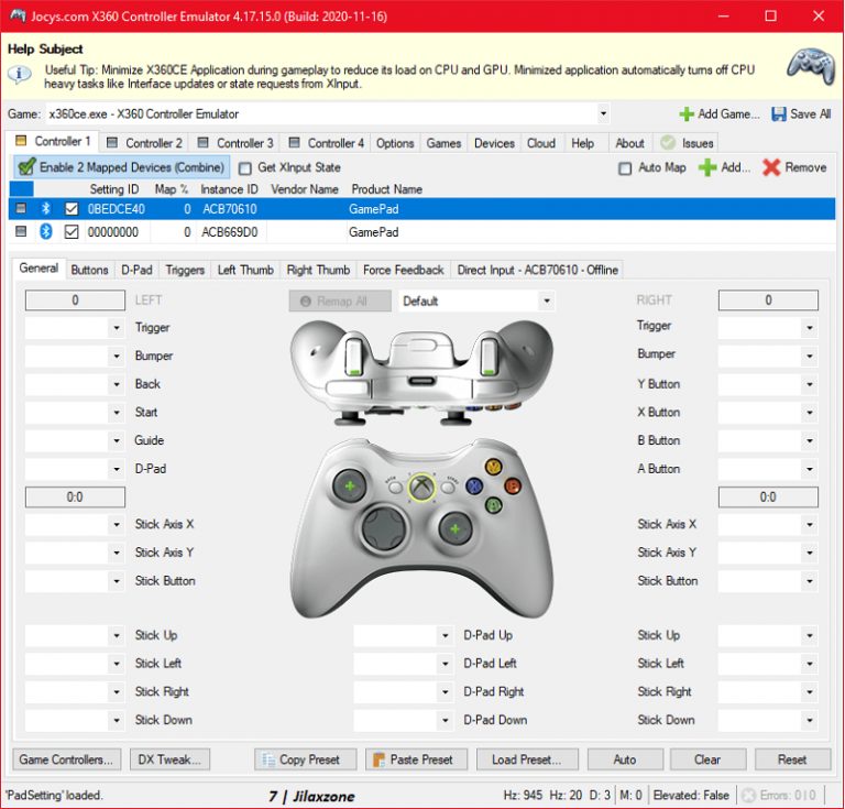 xbox 360 controller emulator for pc