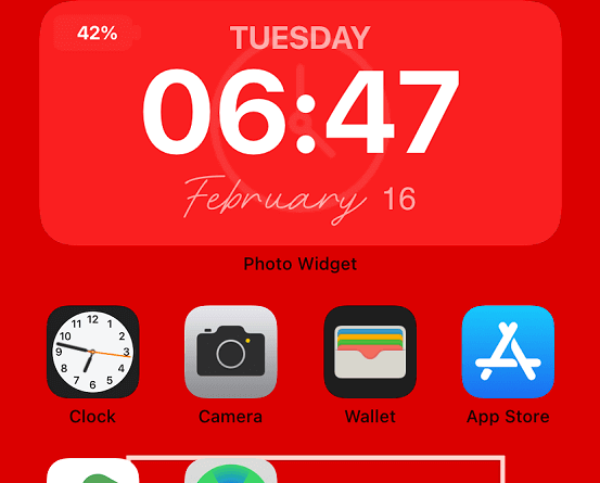display big clock widget on iphone jilaxzone.com