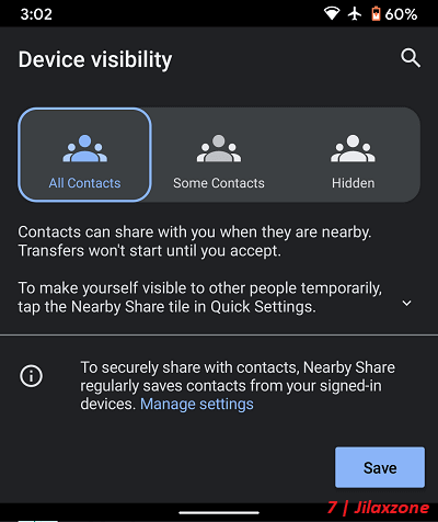 nearby share device visibility jilaxzone.com