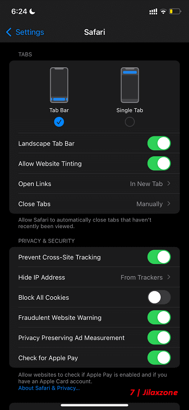 ios 15 safari url address bar settings jilaxzone.com