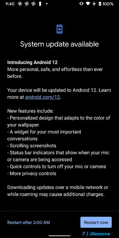 how to update to android 12 jilaxzone.com