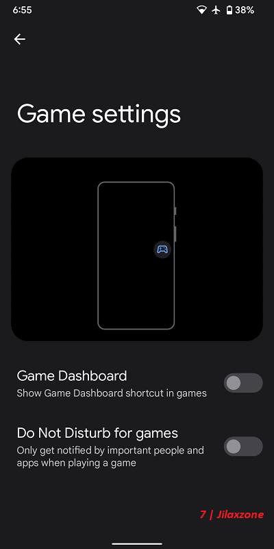 activate android game mode jilaxzone.com