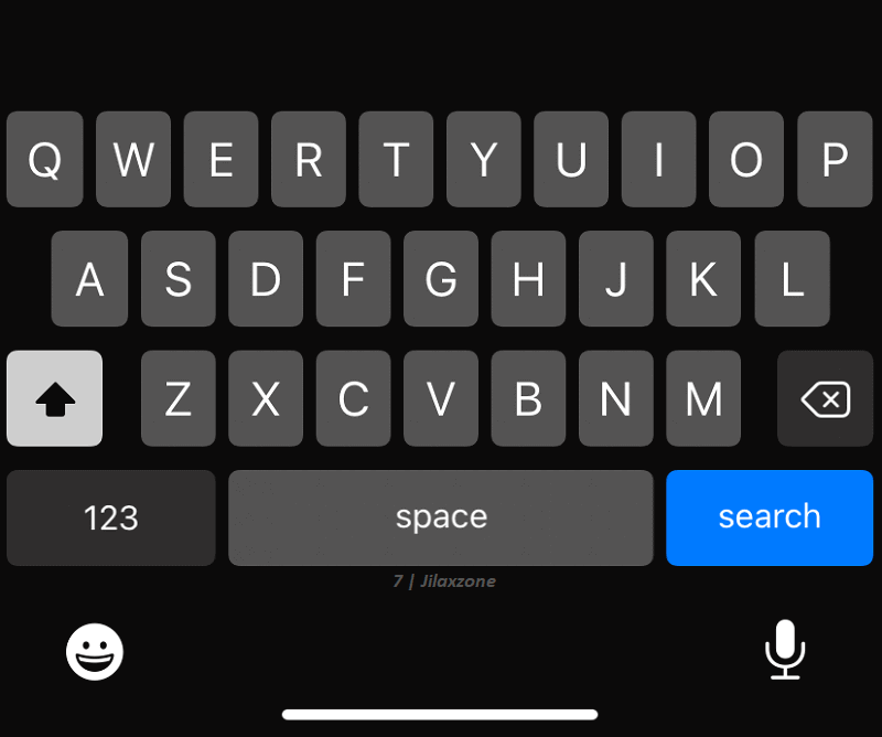 ios keyboard