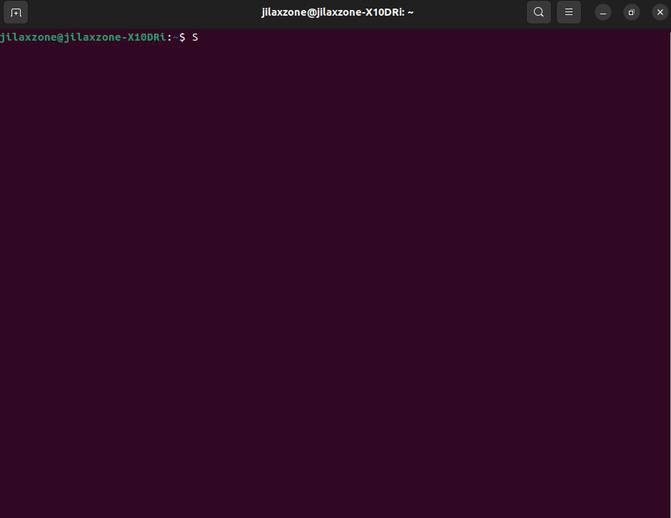 Linux Terminal Showing Username and Computer name