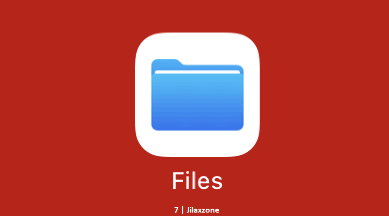 ios files app iphone ipad jilaxzone.com