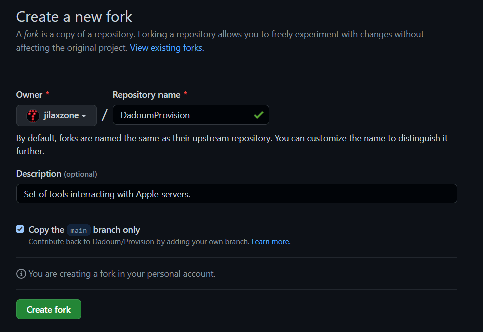 how to fork github repo jilaxzone.com