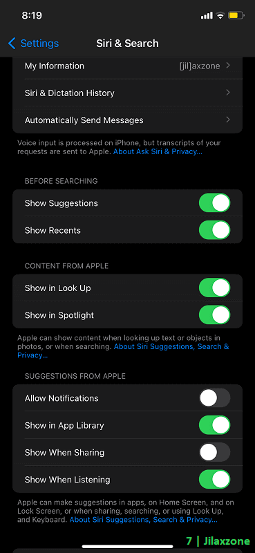 iphone siri & search jilaxzone.com