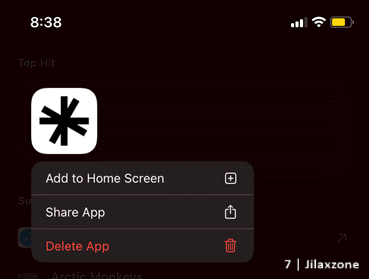 enable app icon back to ios home screen jilaxzone.com